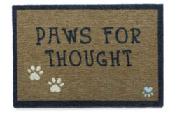 Howler and Scratch Thought Doormat - 75x50cm - Green.